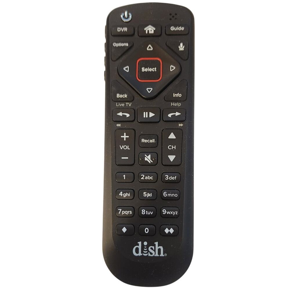 DISH Network 54.0 UHF 2G Voice Remote Control MG3-2027 Hopper Joey Wally Tested
